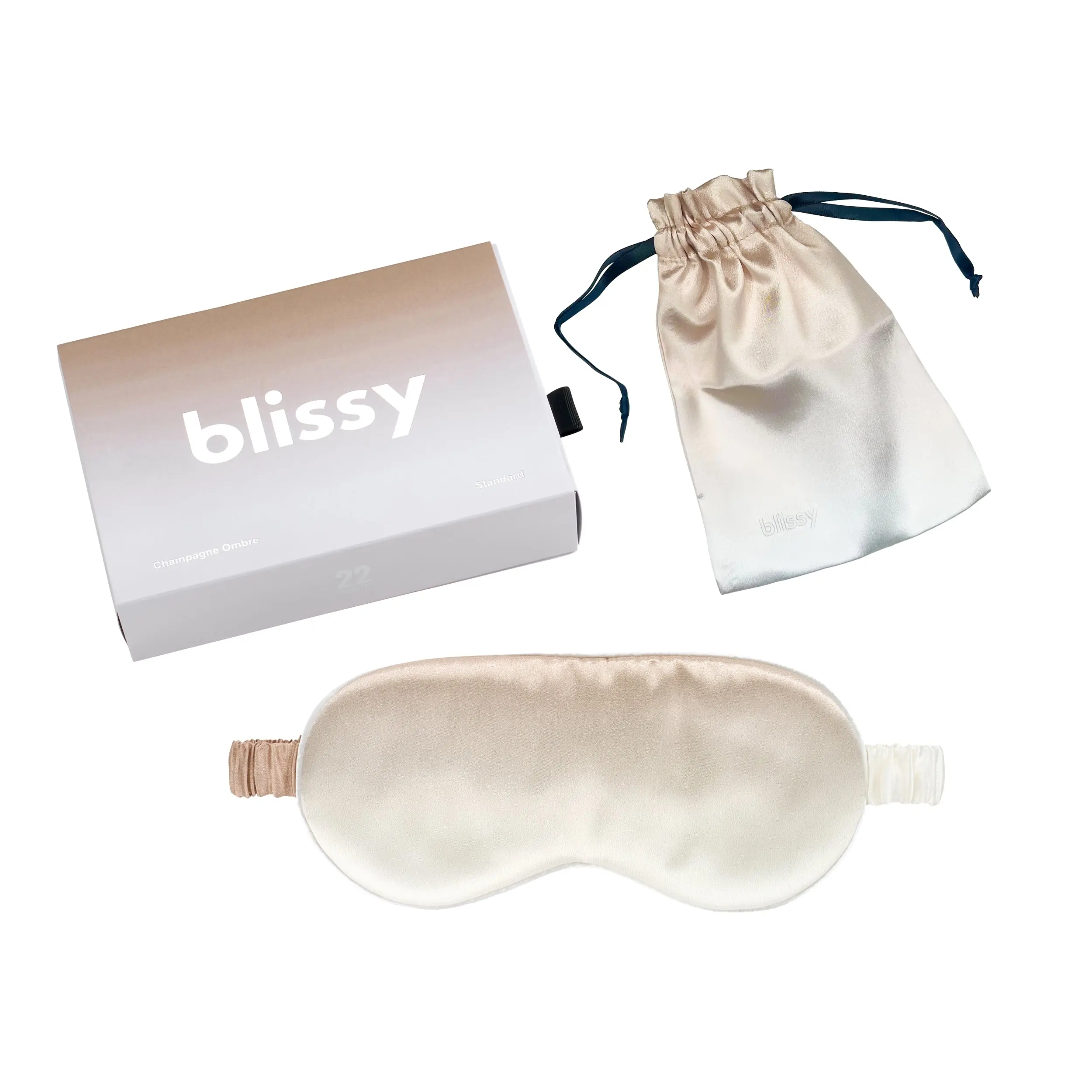 Ombre Sleep Mask - Champagne