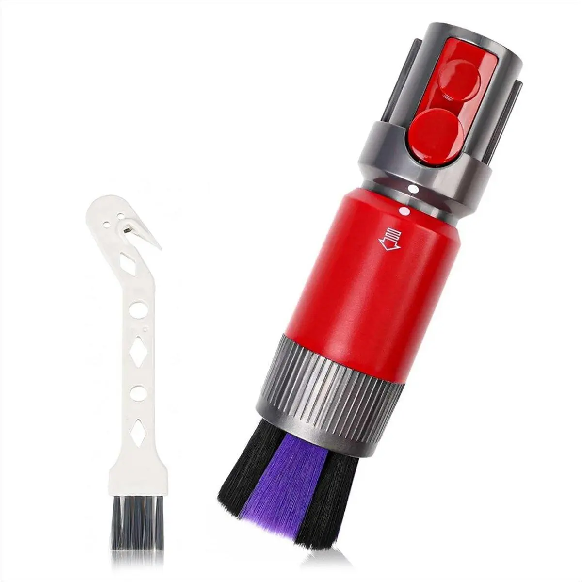 Scratch-Free Dust Brush with Soft Bristles for Dyson V7/V8/V10/V11/V15, Traceless Dust Brush Head Replacement Parts