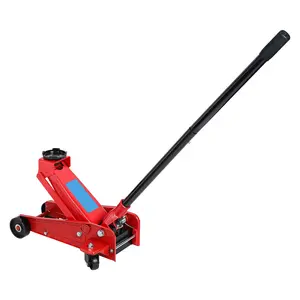 Heavy-Duty 3-Ton Capacity Floor Jack with 5-18.5 Inches Lifting Range Quick Lift Single Piston Pump Hydraulic Jack for Car SUV Truck Home Garage Repair Shop