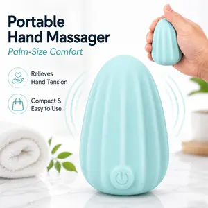 Portable hand massager, used to relieve hand soreness and arthritis, 8 modes, portable relaxation gift, suitable for men and women graduation memorial