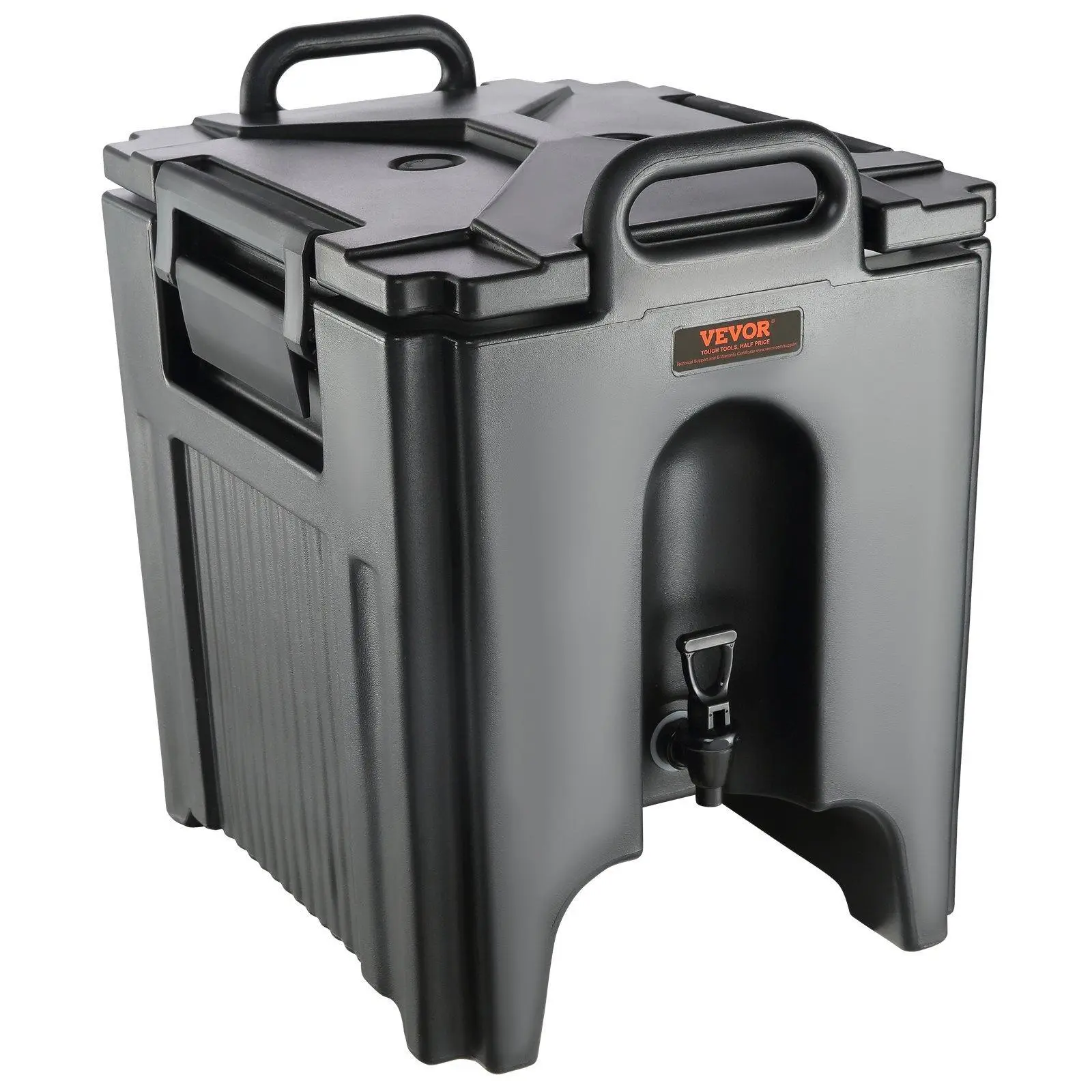 【Backtoschool】VEVOR Insulated Beverage Dispenser,  10 Gallon, Food-grade LL9450UP Hot and Cold Beverage Server, Thermal Drink Dispenser Cooler with 1.18 in PU Layer Two-Stage Faucet Handle, for Restaurant Drink Shop