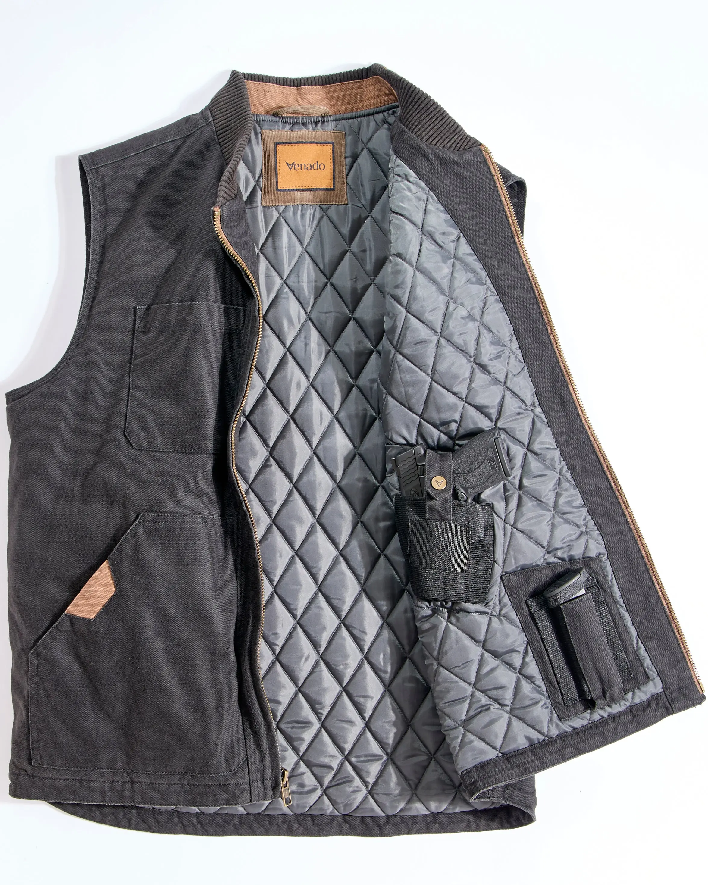 Canvas Concealed Carry Vest
