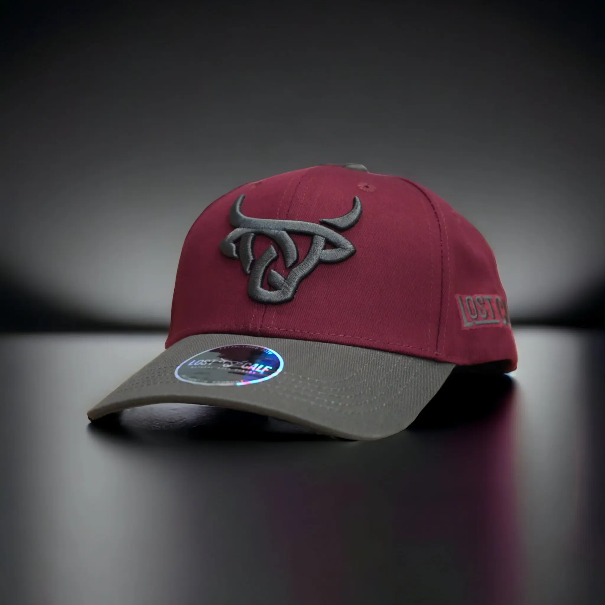 Maroon/Grey Curve