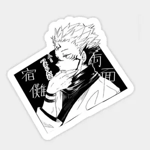 Sukuna Jujutsu Kaisen Anime Sticker