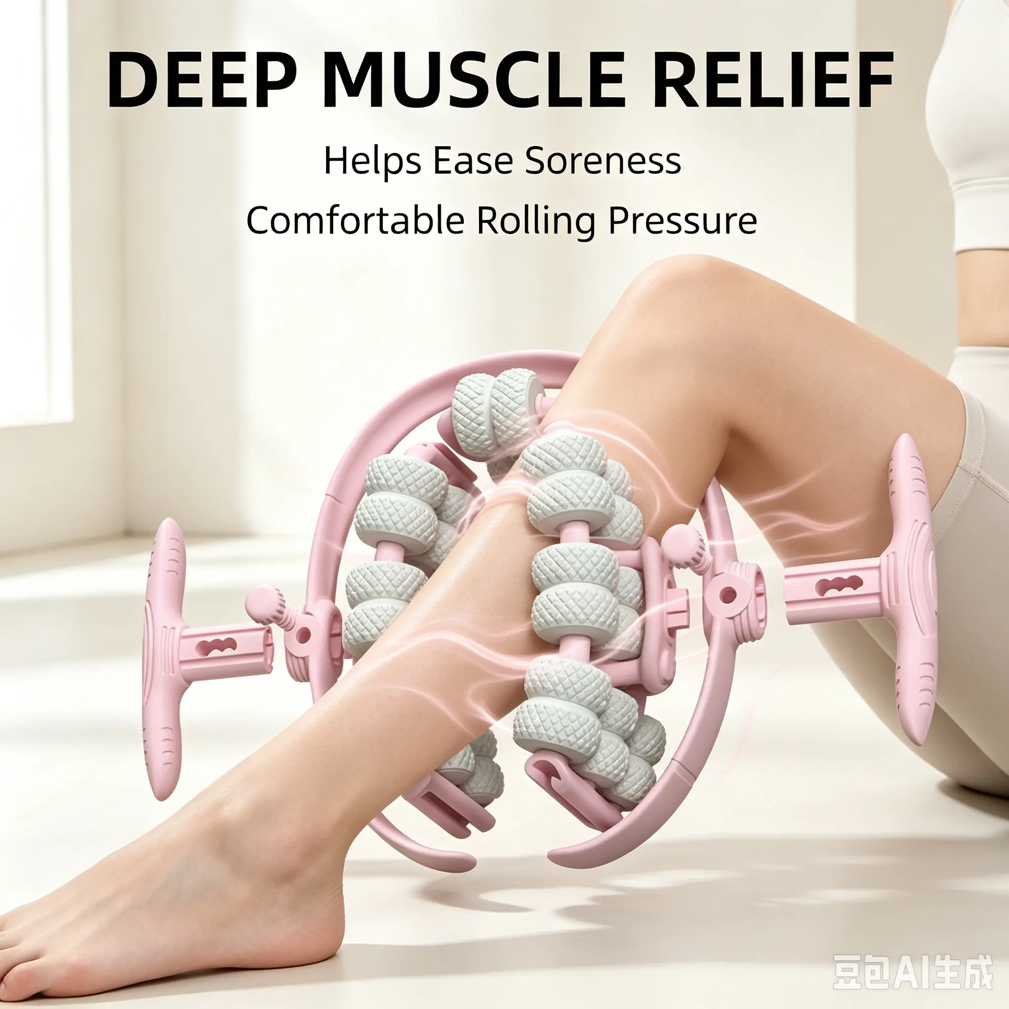 Portable Compact Breathing Trainer with Adjustable Weighted Block, Lightweight Circular Frame, Detachable Rollers, Manual Operation, Soft Mouthpiece, Copper PE Build for Aerobic Endurance Workouts & Lung Rehab
