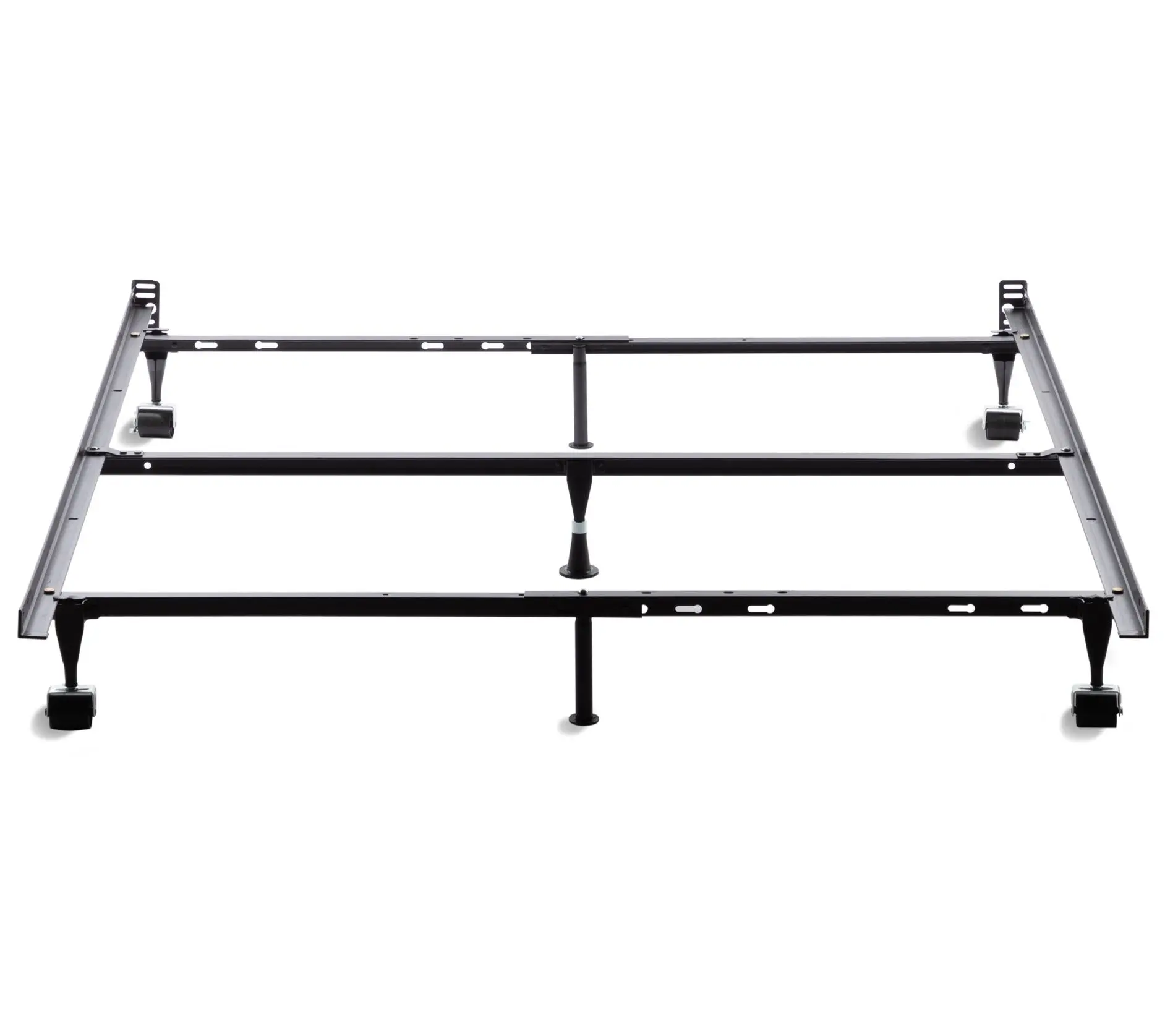 Brookside Adjustable Metal Bed Frame Queen-Twin-Rug Rollers Brookside Adjustable Metal Bed Frame Queen-Twin-Rug Rollers