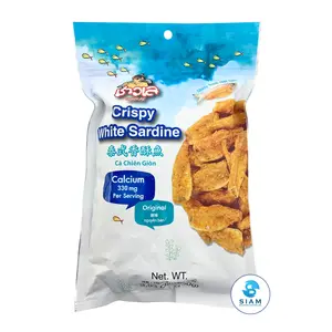 Chaolay Crispy White Sardine Thai Snack, Original Flavor (3.53 oz) ชาวเล ปลาซาร์ดีนกรอบรสดั้งเดิม