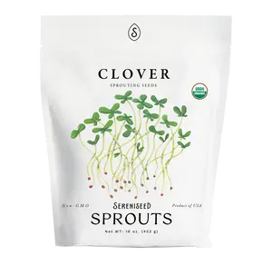 Organic Clover Sprouting Seeds (16 ounce)