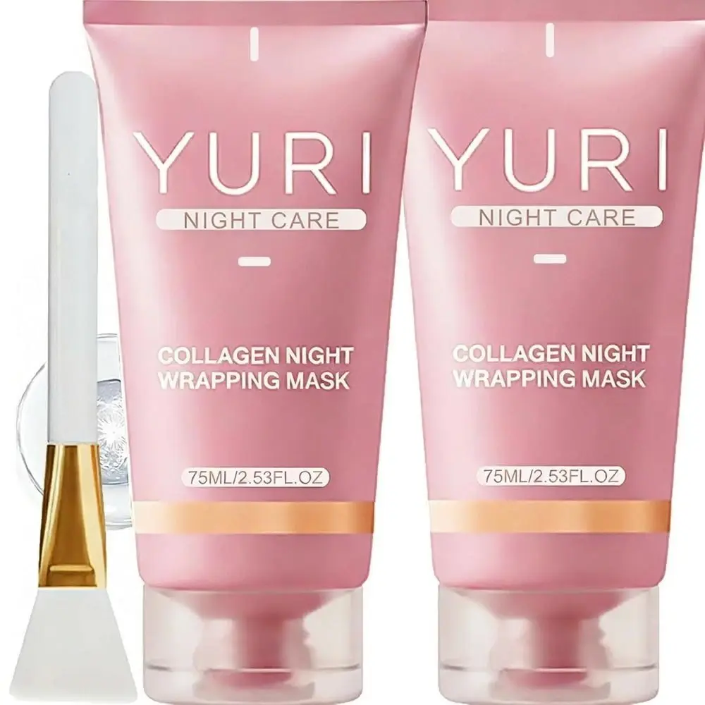 Korean beauty Collagen Night Wrapping Mask 75ml Skin Barrier Support, Deep Moisture Mask, Skin Renewal and Elasticity
