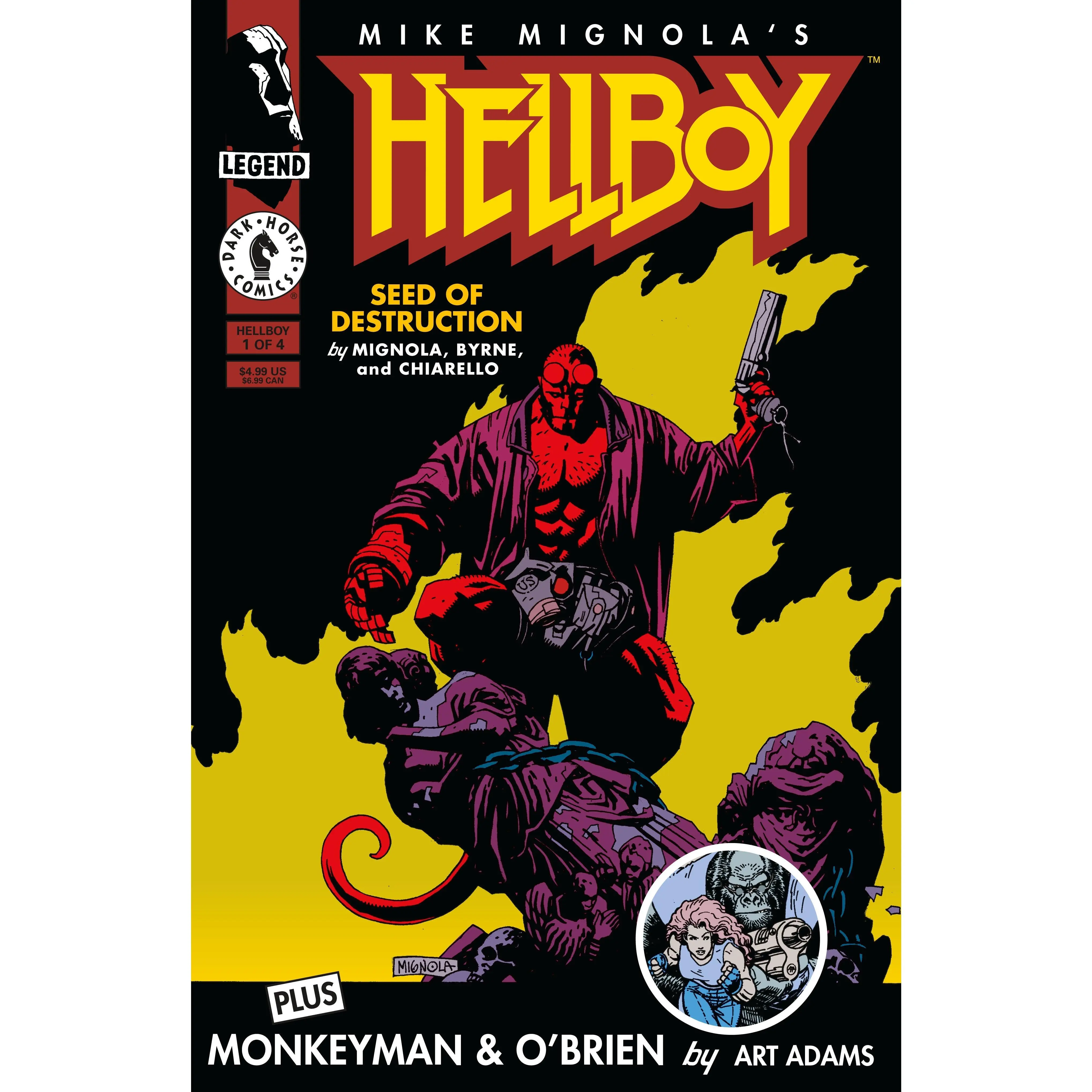 Hellboy: Seed of Destruction #1 Facsimile Reprint CVR A Mike Mignola