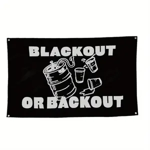 Mean Girls Themed Blackout Artwork Print Tapestry - Brass Colored Tapestry with Accents, Multicolor Room Decor Accessory Home Decor Supply, Ideal Gift for Artwork Print Tapestries Enthusiasts