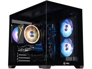 ABS Flux II Aqua Gaming PC - Windows 11 - Intel Core i7-14700F - GeForce RTX 5060 8GB - DLSS 4 - AI-Powered Performance - 32GB DDR4 3200 - 1TB M.2 SSD
