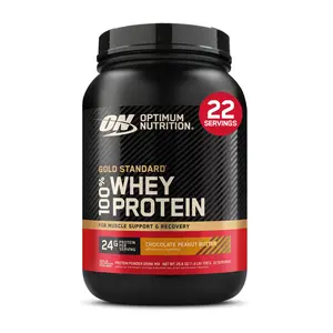 Optimum Nutrition Gold Standard 100% Whey Protein Powder, Chocolate Peanut Butter, 22 Servings