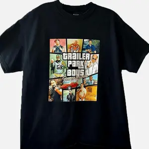 Trailer Park Sunnyvale Gta Box Art T Shirt Fashion Cotton Full Colors Full Sizes For Men For Women True Fit Cotton T-Shi T-Shirt All Wear Types