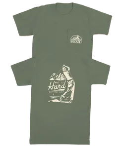 Barstool Sports - Hit It Hard Vintage Golfer Pocket Tee