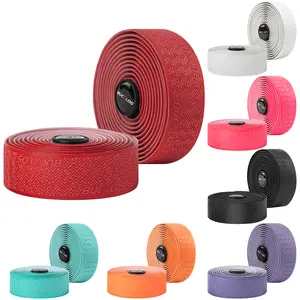 BUCKLOS Bike Handlebar Tape for Road Bike PU Comfortable Bicycle Handlebar Tape EVA Bike Bar Tape Grip 2 Pcs Bicycle Drop Bar Wraps Green