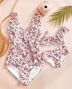 Floral Mini Me Mommy and Me Swimsuit