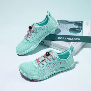 HOBIBEAR Wide-Head Shoes Spring and Autumn Men's Shoes Barefoot Shoes Zero-Distance Low-Top Casual Shoes Wide Last Lightweight Sports Shoes