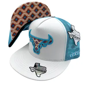 TEXHORN HANDCRAFTED CAPS,  STYLE: CATTLE WHITE