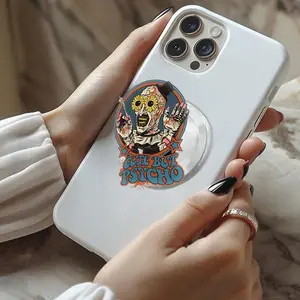 Magnetic Phone Grip Psycho Daisy Zombie Grip – Creepy Cute MagSafe Phone Holder, Halloween Gift Idea