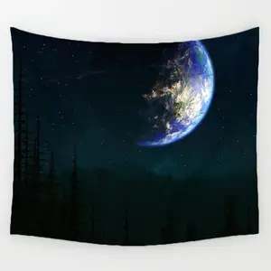 1pc , Tapestry Printed Wall Hanging Tapestry Polyester Tapestry , Dustproof Cover , Tablecloth , Outdoor Mat