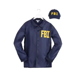 Plus Size FBI Costume Jacket for Adults