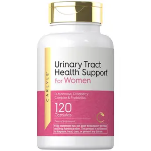 Carlyle Urinary Tract Health for Women | 120 Capsules | Relief for Women | with D-Mannose, Cranberry Complex & Probiotics | Non-GMO, Gluten Free