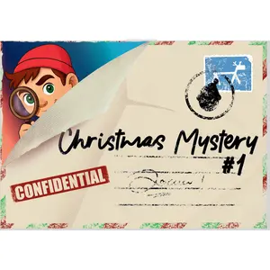 Christmas Mystery #1 Adventurous Escape Room Advent Calendar for Family. Daily Puzzles Four-Digit Codes. Great Gifts and Fun for Ages 10 and Up
