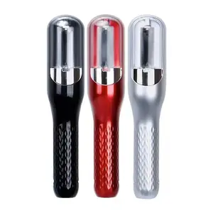 Split-Ender Mini - The Original Cordless Split End Hair Trimmer Automatic 3 AAA Battery Home Care Clipper 2-in-1 for Dry Damaged Splitting Broken Brittle Straight Curly Frizzy Beauty Styling - Silver