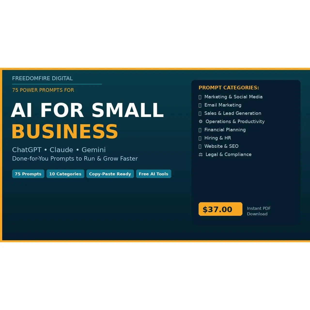 75 AI Prompts for Small Business Owners