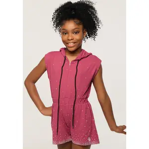 Soft Cherry Surge Romper