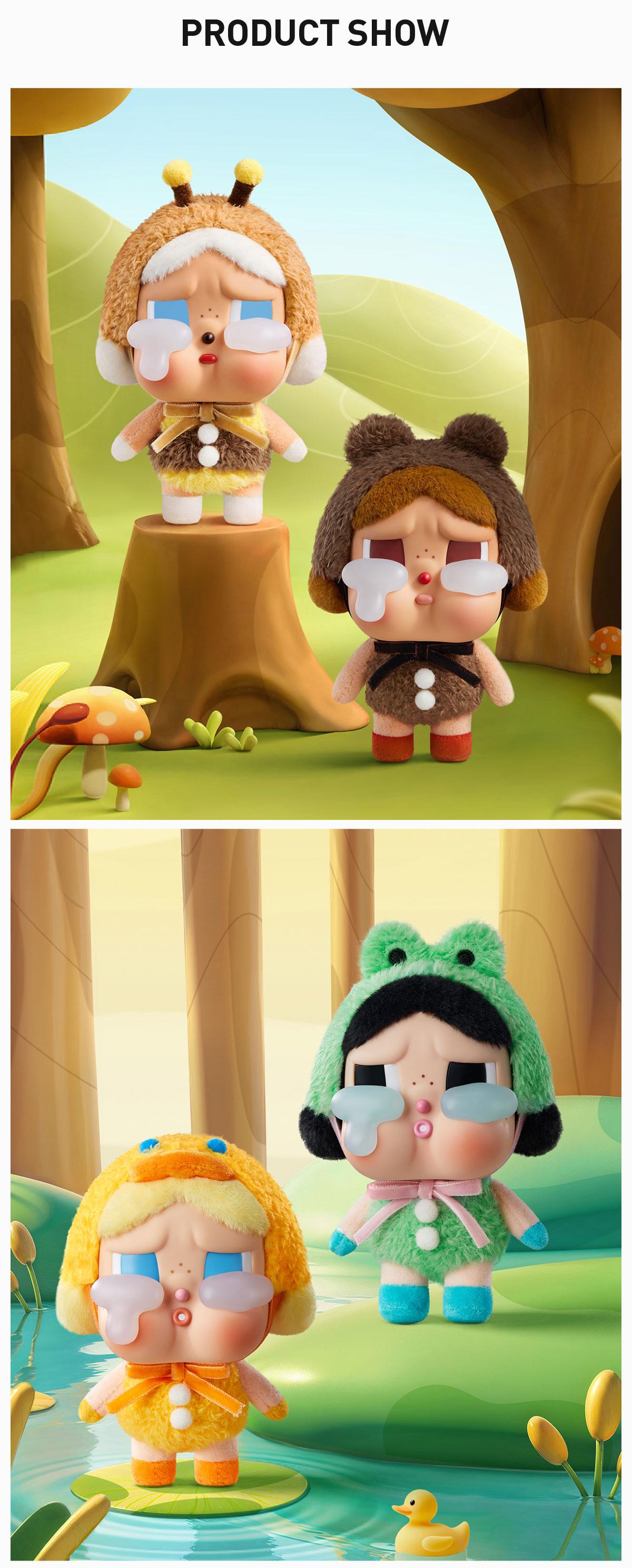 POP MART CRYBABY Crying Again Series-Vinyl Face Plush Blind box, Collectible Toys