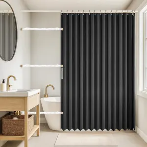 Magnetic Home Decor Door Curtain,Suitable Shower Curtain Partitioning Bedrooms, Living Rooms, and Corridors, Room Decor，1 Count Blackout Shower Curtain Blinds