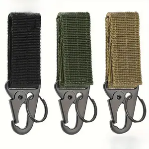 Heavy Duty Nylon EDC Utility Clip: Quick-Release Tactical Hook for Gear, Keys & Tools. Durable, Compact Design Ideal for Hiking, Camping & Everyday Carry on Backpacks, Belts.