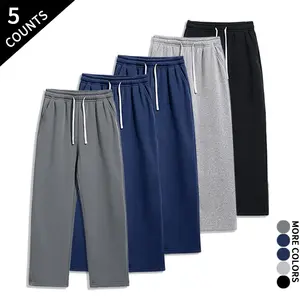 “5-Pack/5 Counts” Extra-Large Ultra Wide Leg Sweatpants, 5-Piece Set — Non-Restrictive for Everyday Casual Wear fathersdaygift