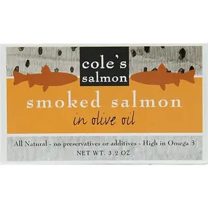 212 MAIN Smoked Salmon Packaged Foods - 3.2 oz in Olive Oil, Pack of 10, No Preservatives or Additives, Essential for Sports & Outdoor Cycling Activities