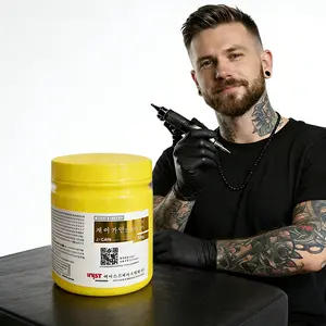 Tattoo Soothing Cream, Imported from Korea, 500 g capacity. Suitable for laser tattoo removal and micro-needling. Rapid penetration and long-lasting pain relief—the best choice for skin clinics and dermatologists.