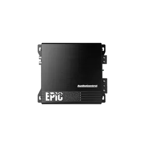 Audio Control EPIC500 Monoblock Car Amplifier - EPIC Series, 500W RMS, Compact Design, Cable Protection, Adjustable Settings, Remote Compatible