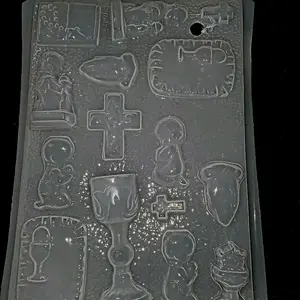 Baptism Themed Plastic Mold