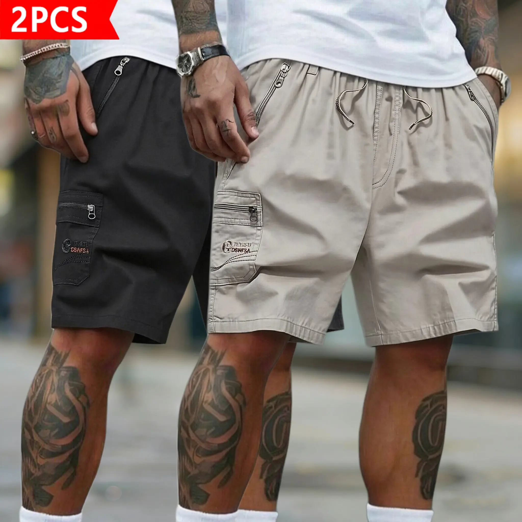 2-Pack: Black + Light Gray