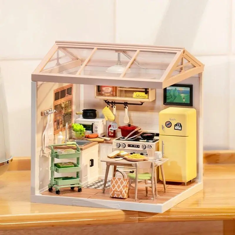Rolife DIY Miniature Dollhouse Kit, Super Store Series Plastic Building Blocks Set, Play House Craft Hobby, Miniature Set for Creative Gifts (Toys & Hobbies Building Toys)