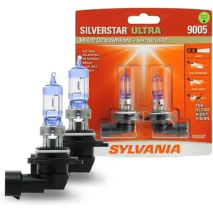 9005 SilverStar Ultra High Performance Halogen Headlight Bulb, (Contains 2 Bulbs)