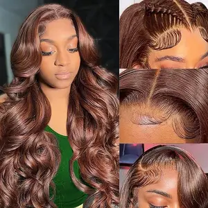 [ LIVE SUPER DEAL ]Canaryfly #4 Chocolate Brown 13x6 Body Wave Frontal HD Lace Front Wigs Real Hair For Women Smooth Lace Wig Beginner Friendly dealsforyoudays #RushTok2025