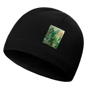 Customizable Cycling & Outdoor Fleece Beanie | Windproof Thermal Headwear for Skiing, Hiking, Daily Commute