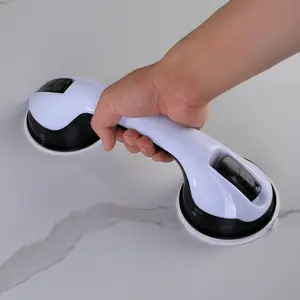 Toilet Grab Bar for Elderly, Anti-Slip Safety Handle, No-Drill Vacuum Suction Cup, Bathroom Shower Support, Non-Slip Handrail