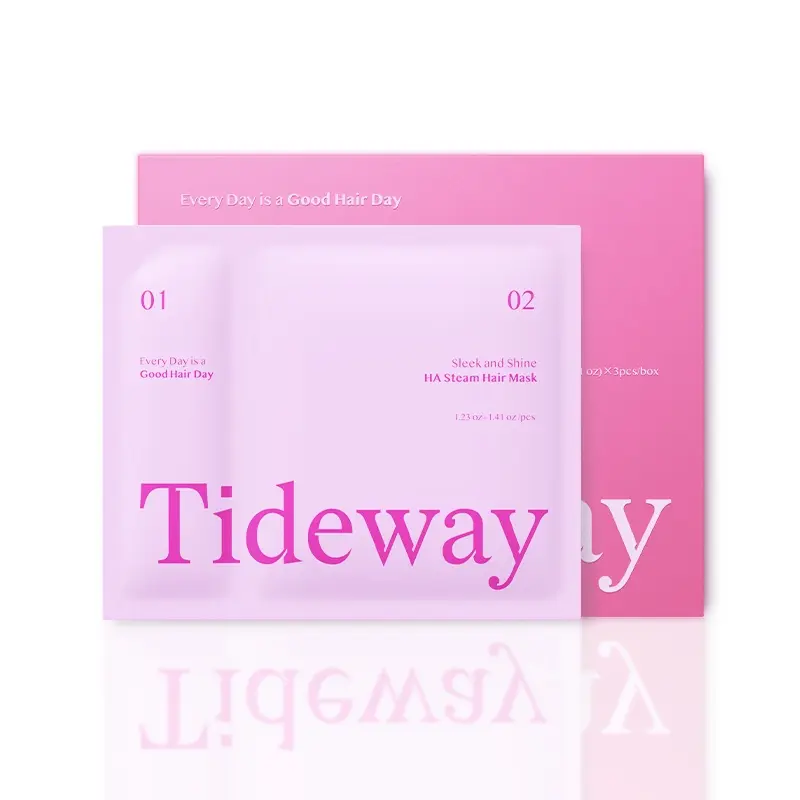 【Pack of 3】Tideway Sleek and Shine 3X Keratin Hair Treatment, 5D Hyaluronic Acid Steam Hair Mask, Restore Moisture and Repair Damaged Hair, 3 PCS Combo Pack, Perfect Present for Man Woman #SummerFinds