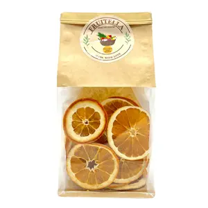 Dried Orange Chips By Fruitella 100% Vegan All Natural Dehydrated Healthy Orange Fruit Snacks No Added Sugar | 5.29 Oz