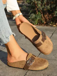 2026 New Women's Slip-On Mules, Leopard Print & Colors, Comfortable Lightweight Design, Ideal for Home, Work, Shopping, Dating