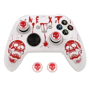 For Xbox Series X Gamepad Skin Laser Engraved Silicone Cover Perfect Fit for Xbox Series S Controller Case Joystick Accessories Console Controller Accessories