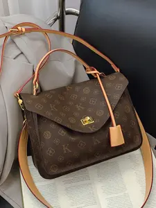 New High-End Women's Bag, Fashion Crossbody Shoulder Handbag, Vintage Large Capacity Backpack, Versatile Messenger Bag, Fashionable Handbag, Stylish Crossbody Bag